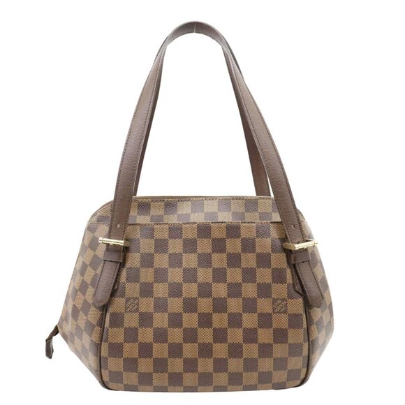 Louis Vuitton  Belem MM Damier Ebene Shoulder Bag Brown - Picture 1 of 13